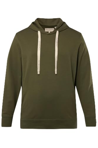JP 1880 Herren große Größen Menswear L-8XL JP Aware Hoodie FLEXNAMIC®, Nachhaltigkeit, GOTS zertifizierte Biobaumwolle waldgrün 6XL 826126200-6XL von JP 1880