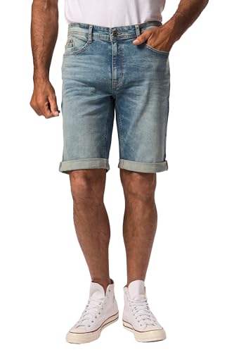 JP 1880 Herren große Größen Menswear L-8XL JP1880 Jeans-Bermuda, Bauchfit, FLEXNAMIC®, Denim, 5-Pocket, bis Gr. 72 Mattes Jeansblau 72 824967190-72 von JP 1880