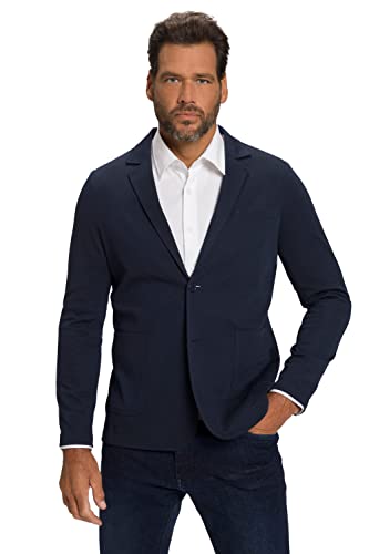 JP 1880 Herren große Größen Menswear L-8XL Jersey-Sakko Nizza FLEXNAMIC®, Business, Baukasten, Reverskragen, bis 8 XL Navy blau 4XL 808763130-4XL von JP 1880