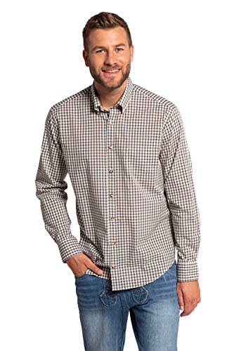 JP 1880 Herren große Größen Menswear L-8XL Karohemd, Trachten, Langarm, Buttondown-Kragen, Modern Fit, bis 8 XL dunkel Oliv 5XL 748509120-5XL JP 1880 Herren große Größen Menswear L-8XL Karohemd, Trachten, Langarm, Buttondown-Kragen, Modern Fit, bis 8 XL dunkel Oliv 5XL 748509120-5XL von JP 1880