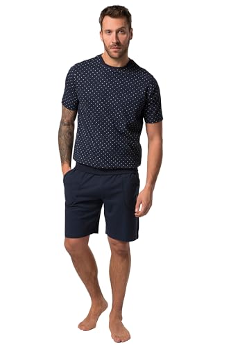 JP 1880 Herren große Größen Menswear L-8XL Schlafanzug, Bauchfit, Alloverprint, T-Shirt, Shorts, bis 8 XL Navy blau 7XL 837696130-7XL JP 1880 Herren große Größen Menswear L-8XL Schlafanzug, Bauchfit, Alloverprint, T-Shirt, Shorts, bis 8 XL Navy blau 7XL 837696130-7XL von JP 1880