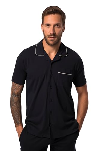 JP 1880 Herren große Größen Menswear L-8XL Schlafanzug, Homewear, kurzer Zweiteiler, Reverskragen, Shorts, bis 8 XL Navy blau 6XL 826228130-6XL JP 1880 Herren große Größen Menswear L-8XL Schlafanzug, Homewear, kurzer Zweiteiler, Reverskragen, Shorts, bis 8 XL Navy blau 6XL 826228130-6XL von JP 1880
