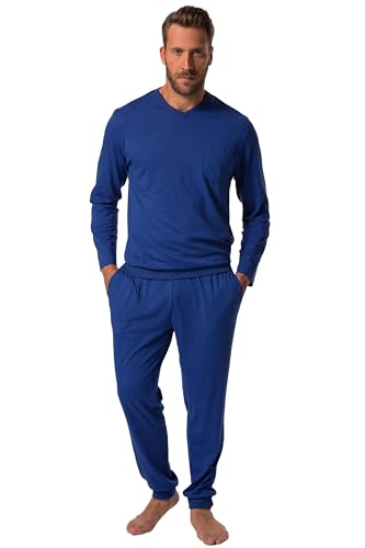 JP 1880 Herren große Größen Menswear L-8XL Schlafanzug, Bauchfit, Zweiteiler, Langarmshirt, Lange Hose, bis 8 XL Kobaltblau 5XL 829217760-5XL JP 1880 Herren große Größen Menswear L-8XL Schlafanzug, Bauchfit, Zweiteiler, Langarmshirt, Lange Hose, bis 8 XL Kobaltblau 5XL 829217760-5XL von JP 1880