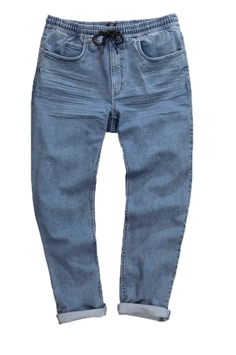 JP 1880 Herren große Größen Menswear L-8XL Schlupfjeans FLEXNAMIC®, Denim, Modern Fit, 5-Pocket, Dirty Denim Bleached Denim 6XL 820657907-6XL von JP 1880