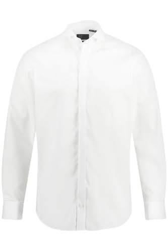 JP 1880 Herren große Größen Menswear L-8XL Smoking, Smokinghemd, Business, inkl. edlen Manschettenknöpfen, bis 8XL schneeweiß 4XL 796706200-4XL von JP 1880