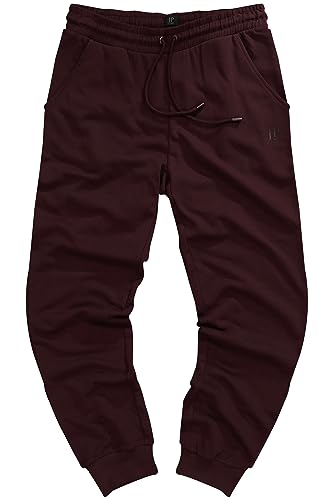 JP 1880 Herren große Größen Menswear L-8XL Sweathose, Basic, Jogginghose, Elastikbund, 2 Pockets, Modern Fit dunkel weinrot XXL 714277350-XXL von JP 1880