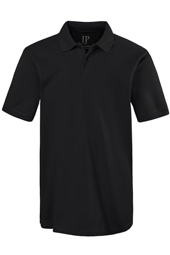 JP 1880 Herren Poloshirt, Piqué Hemd Schwarz L von JP 1880