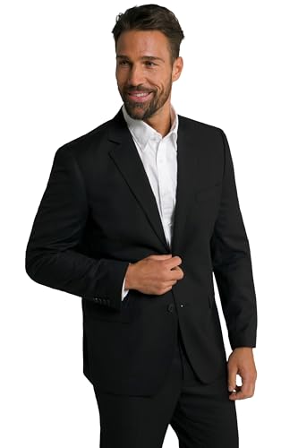 JP 1880 Herren große Größen Übergrößen Menswear L-8XL Anzug KELTO, 2-TLG, FLEXNAMIC®, Business, bis Gr. 72/36 schwarz 64 806497100-64 von JP 1880