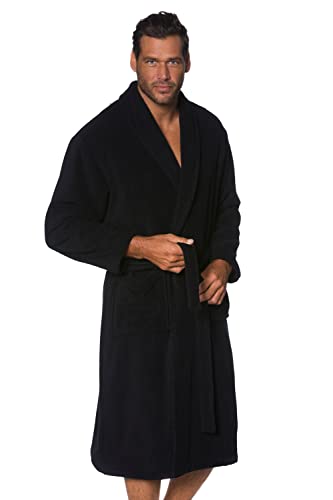 JP 1880 Herren große Größen Übergrößen Menswear L-8XL Bademantel, Homewear, Schalkragen, Frottee, bis 8XL schwarz 8XL 702388130-8XL von JP 1880