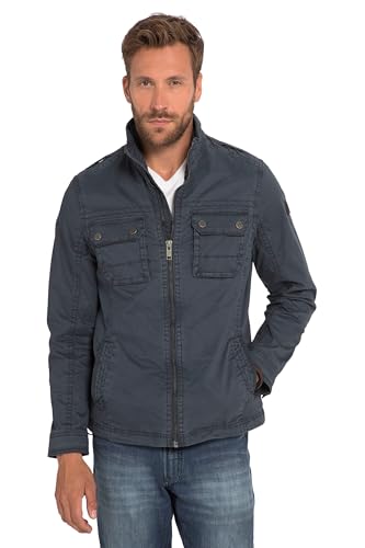 JP 1880 Herren große Größen Übergrößen Menswear L-8XL Baumwolljacke, kernige Qualität, Vintage Waschung bis 8 XL Mattes Nachtblau 8XL 813181130-8XL JP 1880 Herren große Größen Übergrößen Menswear L-8XL Baumwolljacke, kernige Qualität, Vintage Waschung bis 8 XL Mattes Nachtblau 8XL 813181130-8XL von JP 1880