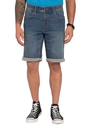 JP 1880 Herren große Größen Übergrößen Menswear L-8XL Bermuda, Bauchfit, Jeans, 5-Pocket, High-Stretch Blue Denim 54 819034902-54 von JP 1880