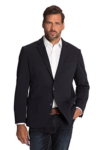 JP 1880 Herren große Größen Übergrößen Menswear L-8XL Blazer FLEXNAMIC®, Piqué-Optik, Reverskragen, bis Gr. 72 Navy blau 56 815357130-56 von JP 1880