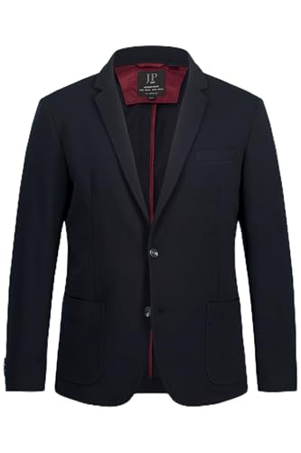 JP 1880 Herren große Größen Übergrößen Menswear L-8XL Blazer, FLEXNAMIC®, Business, Piqué-Optik, Reverskragen, bis Gr. 72 Navy blau 60 815357130-60 von JP 1880
