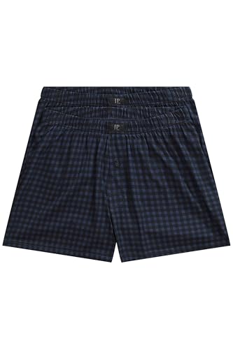 JP 1880 Herren große Größen Übergrößen Menswear L-8XL Boxershorts, Oeko-TEX, 2er-Pack, Unterhose, bis 7XL Navy blau 4XL 820846130-4XL von JP 1880