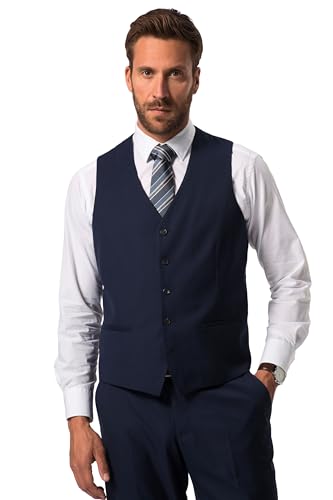 JP 1880 Herren große Größen Übergrößen Menswear L-8XL Business-Weste Kasos Baukasten FLEXNAMIC®, bis Gr. 72 dunkel marine 64 825982730-64 von JP 1880