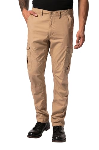 JP 1880 Herren große Größen Übergrößen Menswear L-8XL Cargohose FLEXNAMIC®, Ripstop-Qualität, viele Taschen, bis Gr. 72 sandbraun 66 823501316-66 von JP 1880