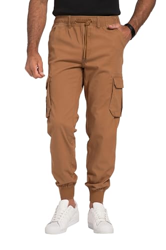 JP 1880 Herren große Größen Übergrößen Menswear L-8XL JP1880 Cargohose FLEXNAMIC®, viele Taschen, Modern Fit, bis 9 XL Caramel XL 782635680-XL von JP 1880