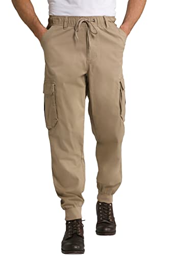 JP 1880 Herren Flexnamic® Cargo Trousers, Many Pockets, Modern Fit Hose, Sand, XL EU von JP 1880