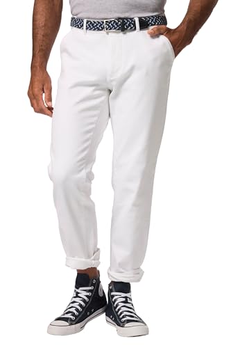 JP 1880 Herren große Größen Übergrößen Menswear L-8XL Chino, Bauchfit, Straight Fit, Flatfront, bis Gr. 72 Offwhite 72 825292200-72 von JP 1880