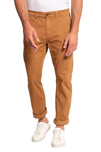 JP 1880 Herren große Größen Übergrößen Menswear L-8XL Chino Hose, Bauchfit, FLEXNAMIC®, 4-Pocket, Regular Fit Caramel 30 748444680-30 von JP 1880