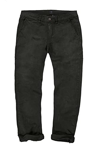 JP 1880 Herren große Größen Übergrößen Menswear L-8XL Chino Hose, Bauch Fit, FLEXNAMIC®, 4-Pocket, Regular Fit dunkel Oliv 32 748444120-32 von JP 1880