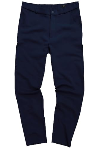 JP 1880 Herren große Größen L-8XL Jersey-Hose, Chino, FLEXNAMIC®, Business, Chino, Baukasten New York, bis 8 XL Mattes Nachtblau 4XL 806097130-4XL von JP 1880