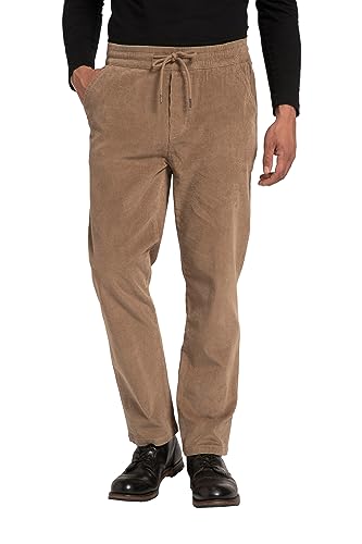 JP 1880 Herren große Größen Übergrößen Menswear L-8XL Cordhose, Modern Fit, Elastikbund hell Khaki 3XL 820026310-3XL von JP 1880