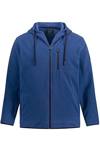 JP 1880 Herren große Größen Übergrößen Menswear L-8XL Fleecejacke, Kapuze, Zipptasche, bis 8 XL blau lila 4XL 812348759-4XL von JP 1880