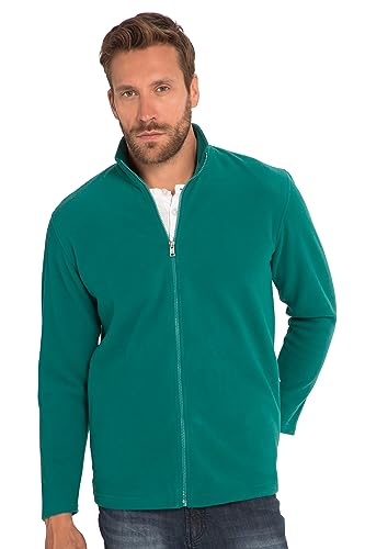 JP 1880 Herren große Größen Übergrößen Menswear L-8XL Fleecejacke, Outdoor, Stehkragen, Zipp-Pockets, bis 8 XL Petrol 4XL 705552460-4XL von JP 1880