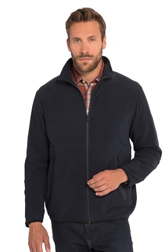 JP 1880 Herren große Größen Übergrößen Menswear L-8XL Fleecejacke, Stehkragen, Funktions-Zipper Navy blau XLT 820883130-XLT von JP 1880