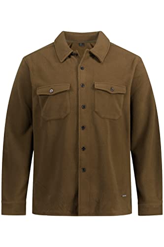 JP 1880 Herren Hemd, Overshirt 1 Hemd, Tannengrün, 3XL EU von JP 1880