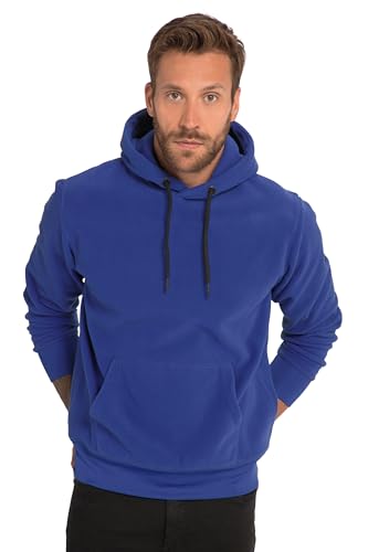 JP 1880 Herren große Größen Übergrößen Menswear L-8XL Hoodie, Fleece, Kapuze, Kängurutasche Kobaltblau 4XL 820437760-4XL von JP 1880