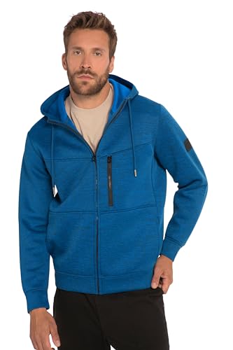 JP 1880 Herren große Größen Übergrößen Menswear L-8XL Hoodiejacke, FLEXNAMIC®, Workwear, Scuba, Kapuze, 4 Taschen kobaltblau 3XL 821453750-3XL von JP 1880