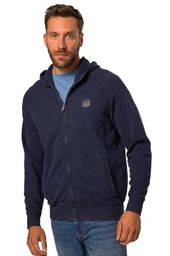 JP 1880 Herren große Größen Übergrößen Menswear L-8XL Hoodiejacke, Sweat, Kapuze, Vintage Look, bis 7 XL Nachtblau 4XL 828528842-4XL JP 1880 Herren große Größen Übergrößen Menswear L-8XL Hoodiejacke, Sweat, Kapuze, Vintage Look, bis 7 XL Nachtblau 4XL 828528842-4XL von JP 1880