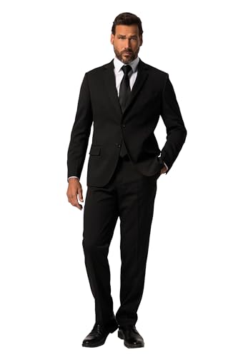 JP 1880 Herren große Größen Übergrößen Menswear L-8XL JP1880 Anzug Konan, 2-TLG, FLEXNAMIC®, Business, bis Gr. 72/36 schwarz 66 833930100-66 von JP 1880