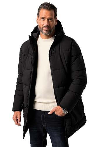 JP 1880 Herren große Größen Übergrößen Menswear L-8XL JP1880 Parka, Kapuze, Steppfutter, viele Taschen, bis 7 XL schwarz 4XL 840380100-4XL von JP 1880