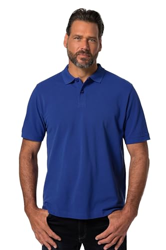JP 1880 Herren große Größen Übergrößen Menswear L-8XL JP1880 Poloshirt, Basic, Halbarm, Piqué, L bis 10XL Dunkles Saphir XXL 702560741-XXL von JP 1880