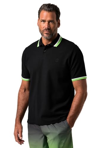 JP1880 Herren Poloshirt FLEXNAMIC, Halbarm, bis 8 XL Hemd, Schwarz von JP 1880