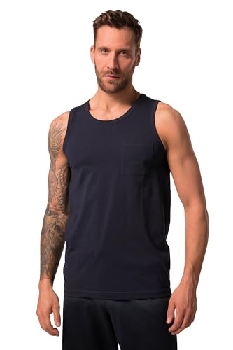 JP 1880 Herren große Größen Übergrößen Menswear L-8XL JP1880 Tanktop, ärmellos, Brusttasche, bis 8 XL Navy blau 3XL 837690130-3XL JP 1880 Herren große Größen Übergrößen Menswear L-8XL JP1880 Tanktop, ärmellos, Brusttasche, bis 8 XL Navy blau 3XL 837690130-3XL von JP 1880