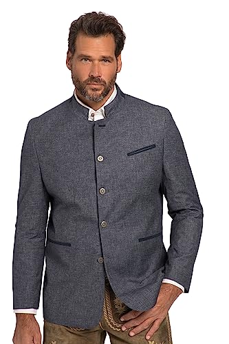 JP 1880 Herren große Größen Übergrößen Menswear L-8XL Janker, Tracht, Leinen-Mix, Trachtenfutter, bis Gr. 70 Navy blau 54 820556130-54 von JP 1880