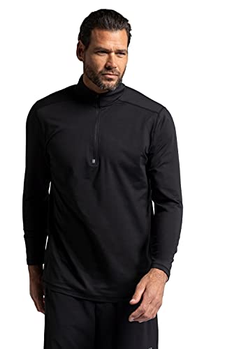 JP 1880 Herren große Größen Übergrößen Menswear L-8XL Jay-PI Funktionsshirt, Langarm, FLEXNAMIC®, Quickdry schwarz 3XL 782593130-3XL von JP 1880