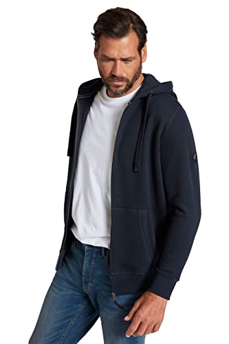 JP 1880 Herren große Größen Übergrößen Menswear L-8XL Jay-PI Hoodie-Jacke, Sweat, bis 8 XL dunkel Marine 3XL 804164730-3XL von JP 1880