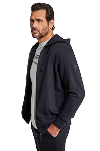 JP 1880 Herren große Größen Übergrößen Menswear L-8XL Jay-PI Hoodie-Jacke, Sweat, bis 8 XL schwarz 6XL 804164130-6XL von JP 1880