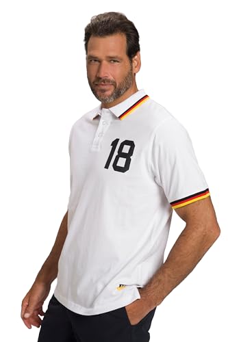 JP 1880 Poloshirt, Fußball, WM, Halbarm schneeweiß 4XL 810035200-4XL von JP 1880