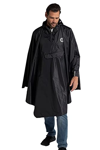 JAY-PI JAY-PI Regen-Poncho, Bikewear, wasserdicht, Kapuze schwarz L 807316100-L von JP 1880