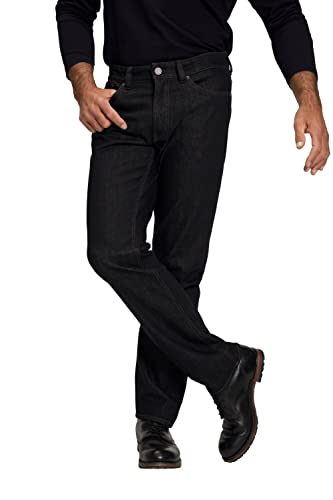 JP 1880 Herren große Größen Übergrößen Menswear L-8XL Jeans, 5-Pocket, Regular Fit, bis Gr. 70/35 Black 35 809091100-35 von JP 1880