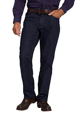 JP 1880 Herren große Größen Übergrößen Menswear L-8XL Jeans, 5-Pocket, Regular Fit, bis Gr. 70/35 Dark Blue Denim 26 809091903-26 von JP 1880