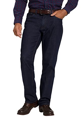JP 1880 Herren große Größen Übergrößen Menswear L-8XL Jeans, 5-Pocket, Regular Fit, bis Gr. 70/35 Dark Blue Denim 28 809091903-28 von JP 1880
