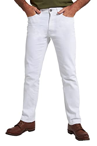 JP 1880 Herren große Größen Übergrößen Menswear L-8XL Jeans, Denim, 5-Pocket, Straight Fit, bis Gr. 70/35 schneeweiß 29 801487200-29 von JP 1880