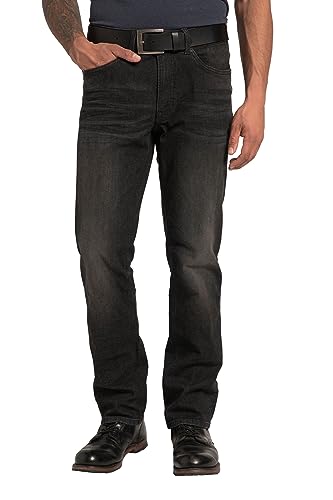 JP 1880 Herren große Größen Übergrößen Menswear L-8XL Jeans, Denim, FLEXNAMIC®, Bauchfit, Regular Fit, 5-Pocket, bis Gr. 36/72 Black 60 820280100-60 von JP 1880